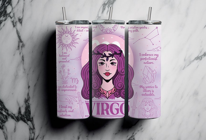 Virgo Completed 20oz Skinny Tumbler