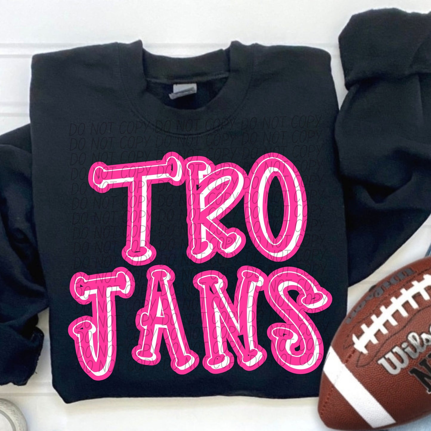 Trojans Pink Out DTF Transfer