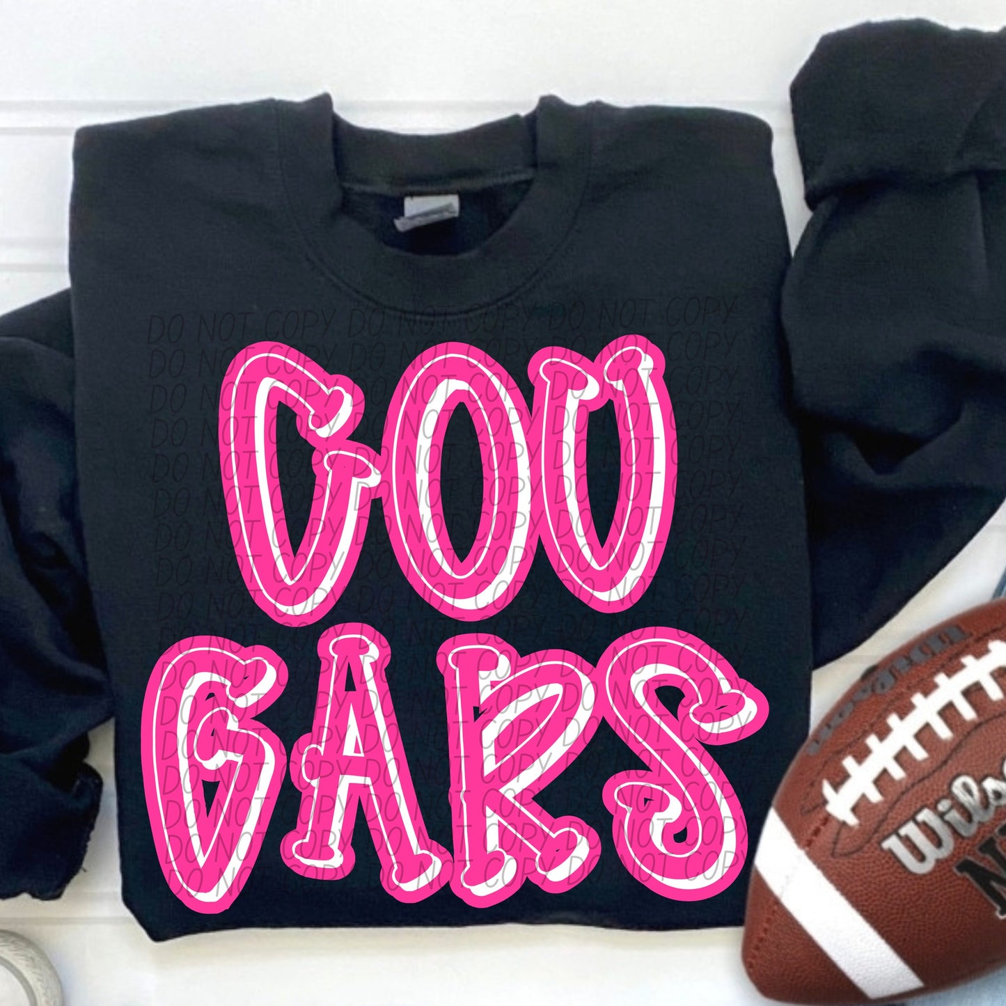 Cougars Pink Out DTF Transfer