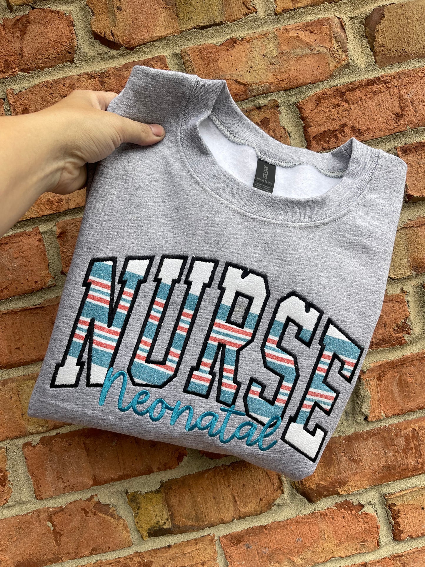 Custom Hosptial Blanket/Baby Outfit Embroidered Sweatshirt