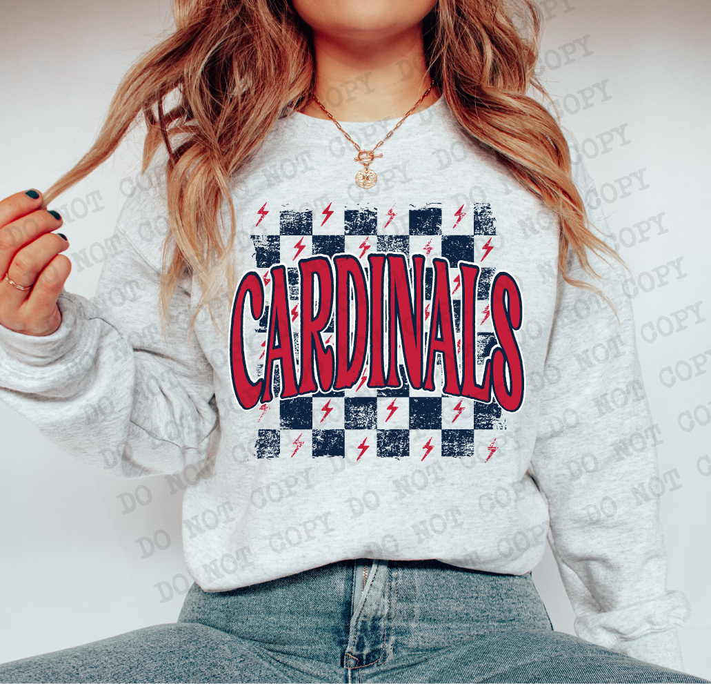 Cardinals Navy/Red DTF Transfer