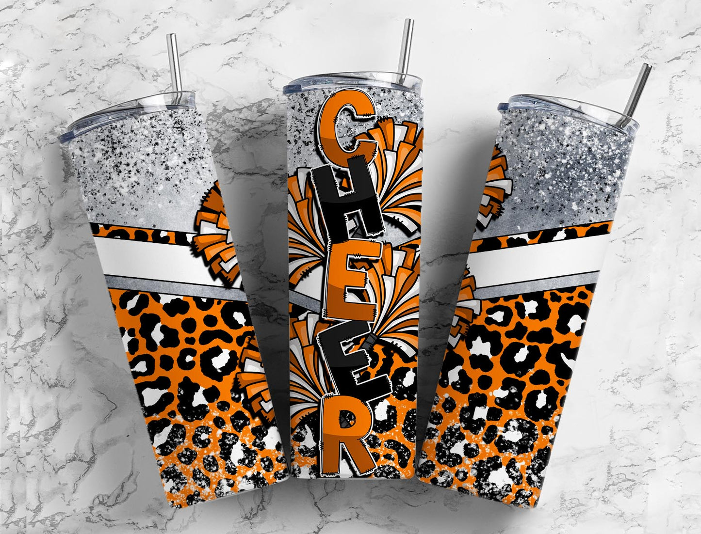 Cheerleader Completed 20oz Skinny Tumbler