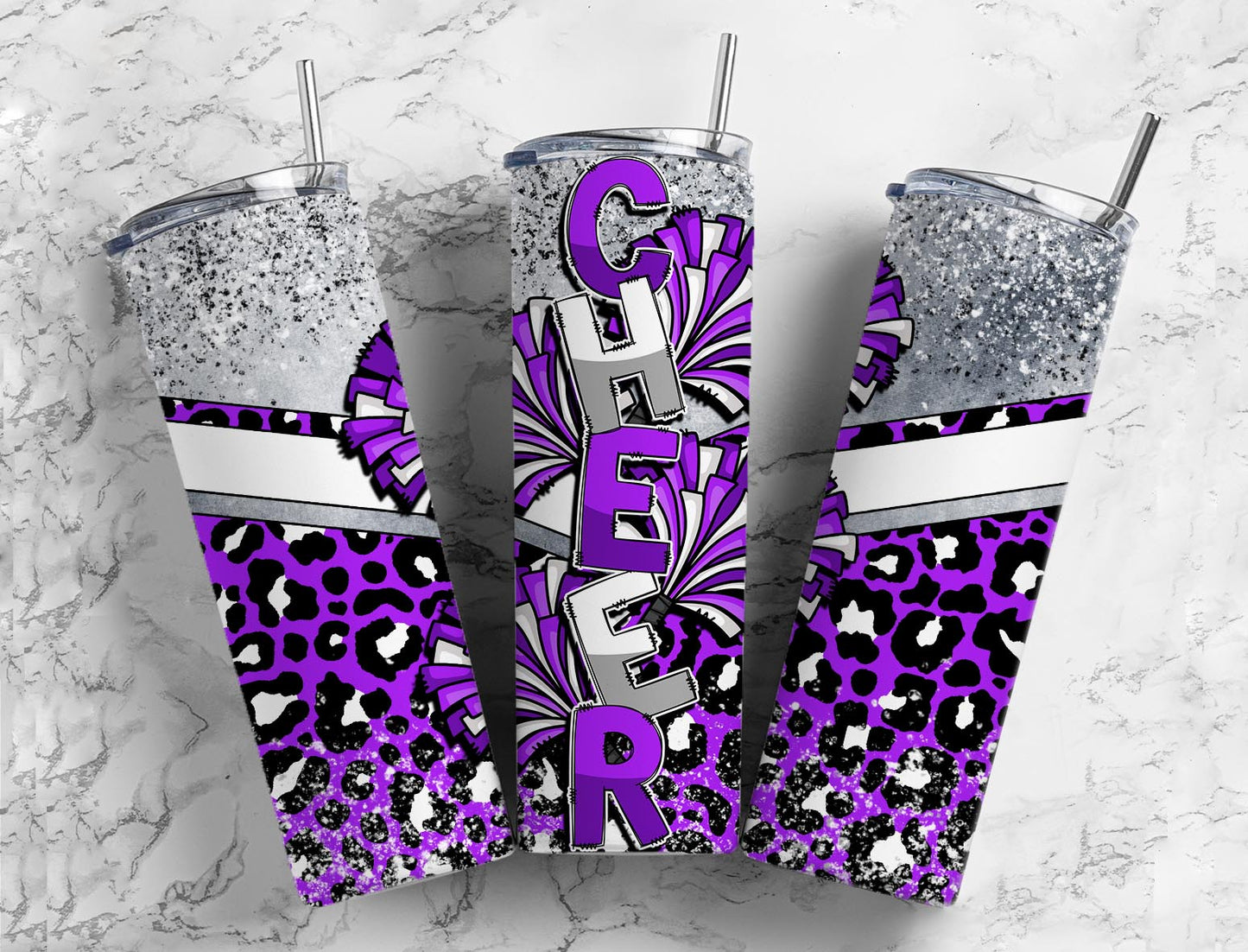 Cheerleader Completed 20oz Skinny Tumbler