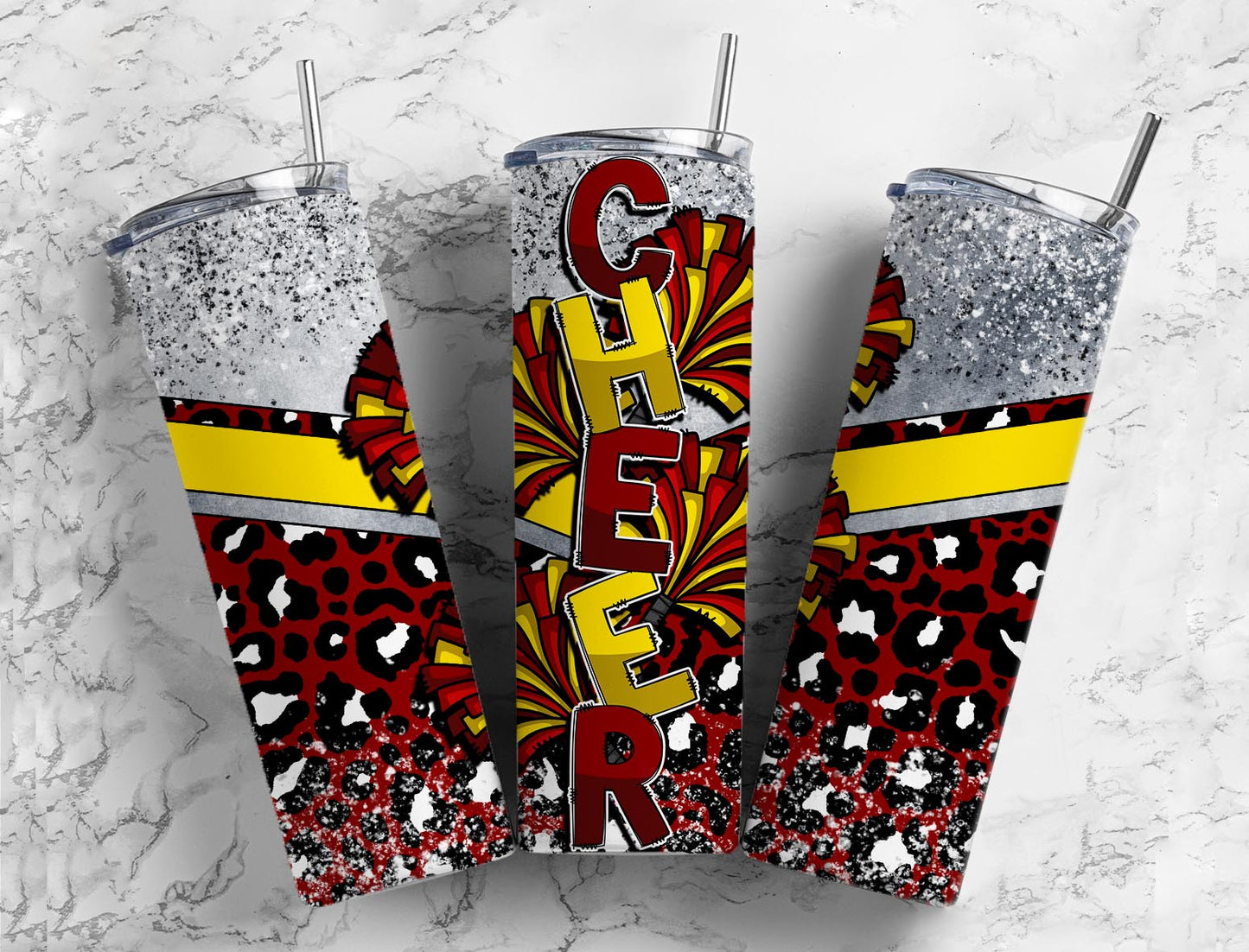 Cheerleader Completed 20oz Skinny Tumbler