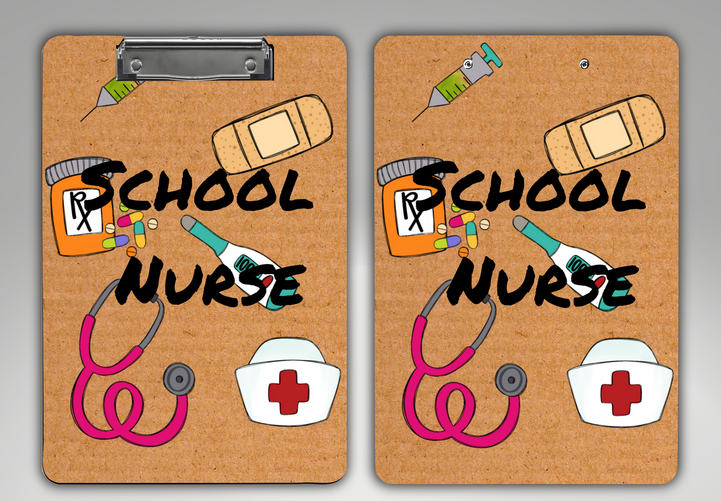 Nurse Doodle Art Clipboard