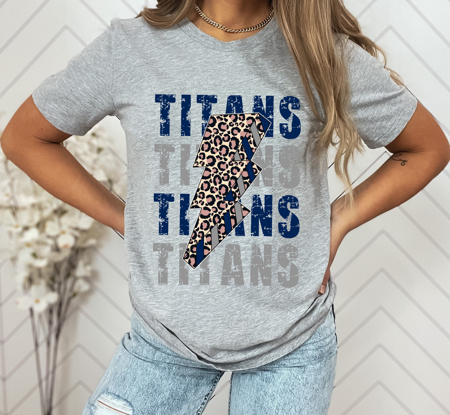 Titans Lightning Bolt Graphic Tee