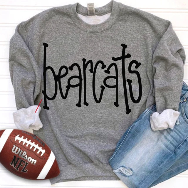 Bearcats Hand Letter DTF Transfer