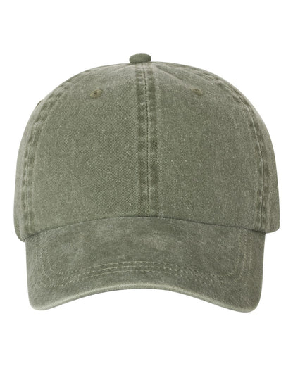 Embroidered Monogram Pigment-Dyed Twill Hat 5-7 Business Day TAT