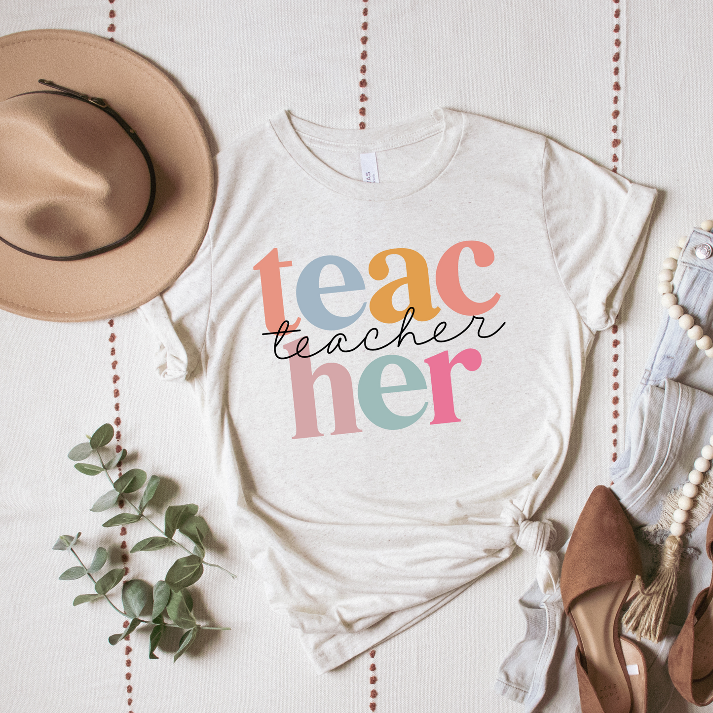 Teacher Watercolor Graphic Tee