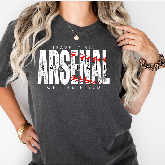 Arsenal Baseball DTF Transfer