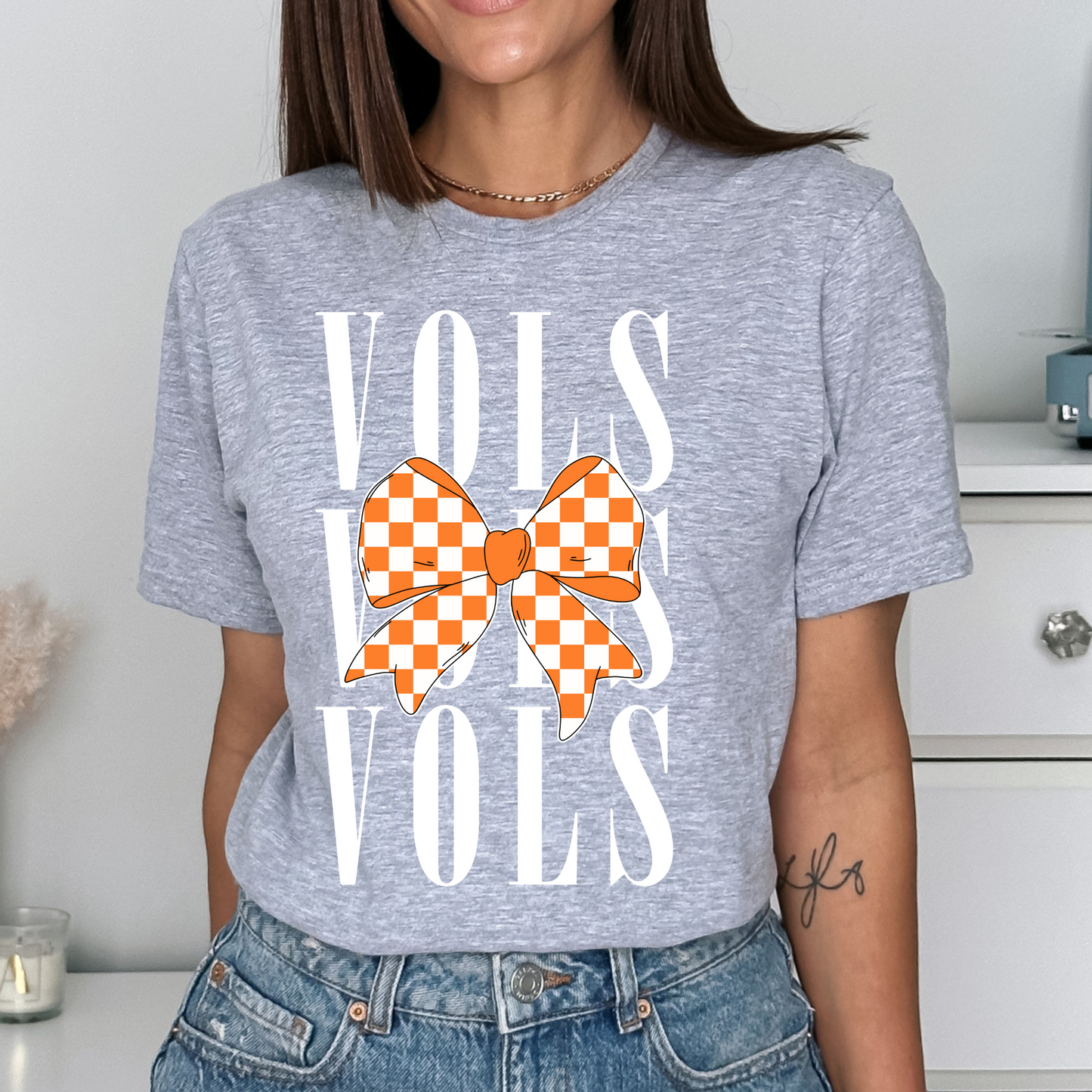 VOLS Coquette Bow DTF Transfer