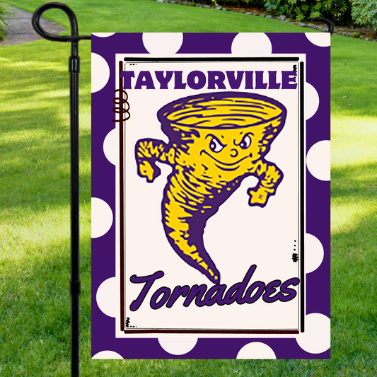 Taylorville Tornadoes Garden Flag