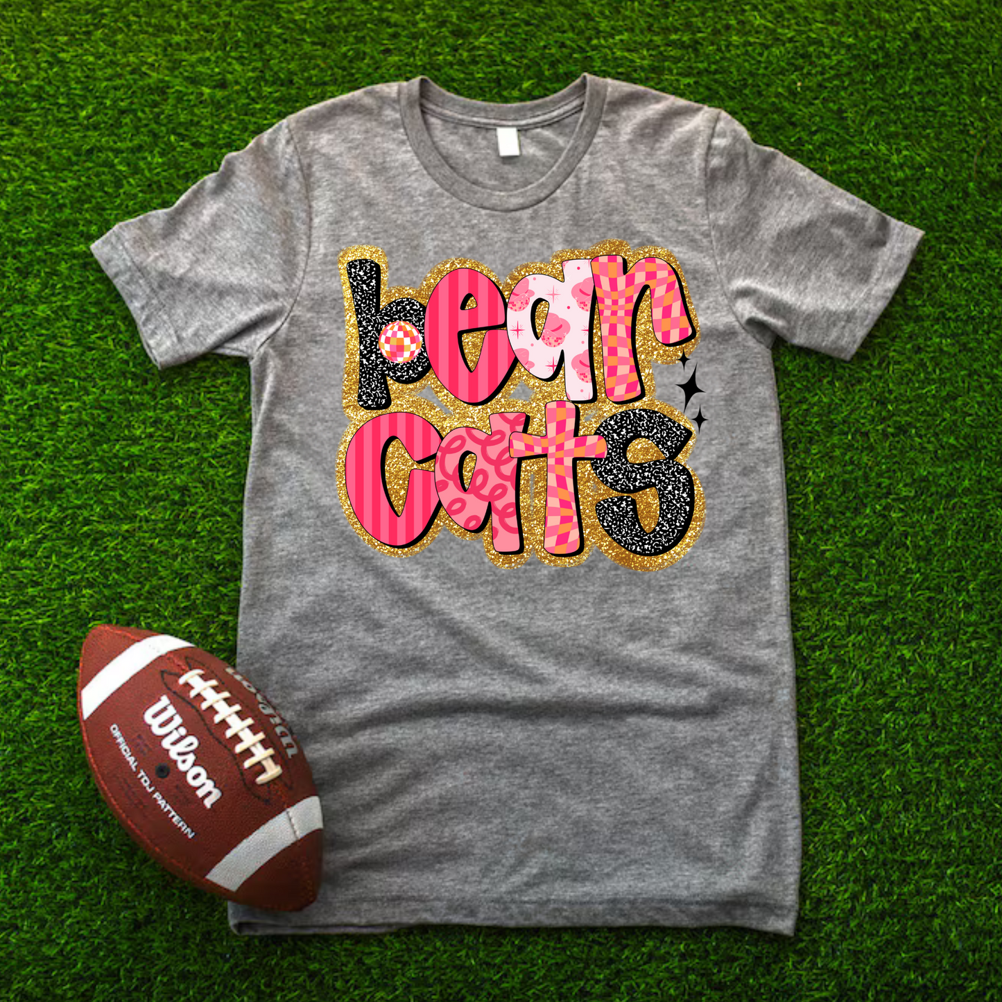 Bearcats Pink Retro DTF Transfer