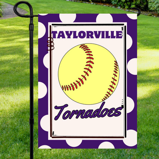 Taylorville Tornadoes Garden Flag