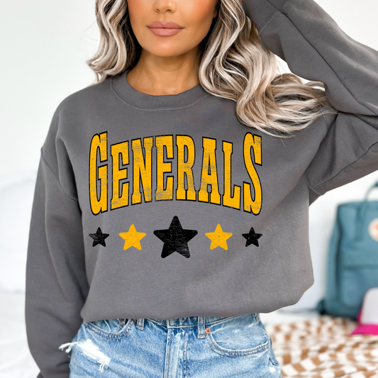 Generals Distressed Stars DTF Transfer