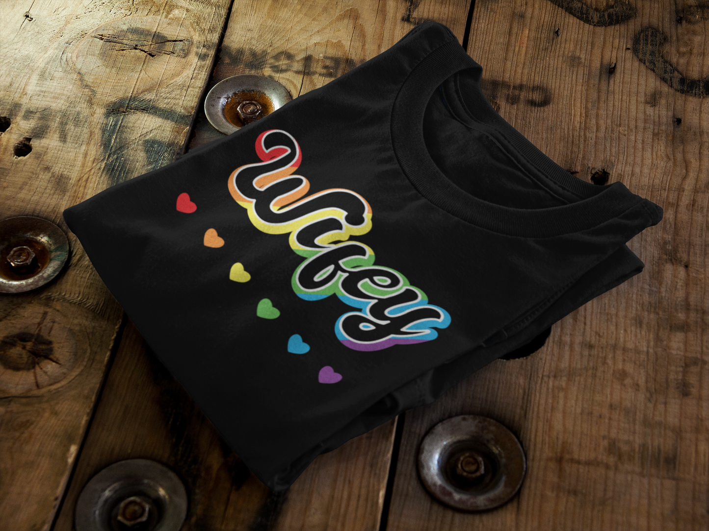 Rainbow Wifey Graphic Tee