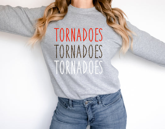 Tornadoes Skinny Mascot Graphic Tee