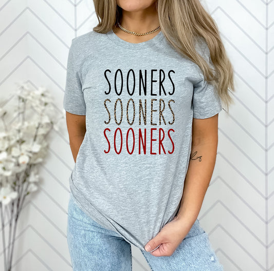 Sooners Skinny Mascot Graphic Tee