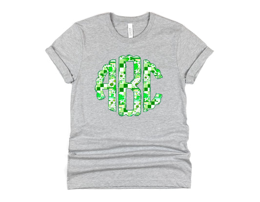 Retro Lucky Monogram DTF Transfer