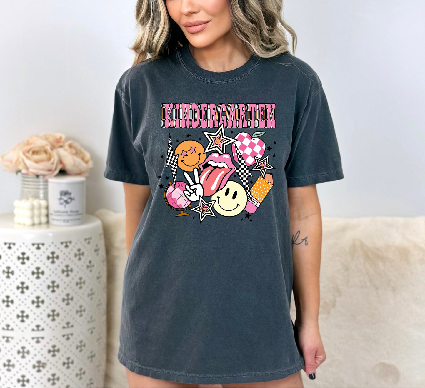 Kindergarten Preppy Graphic Tee