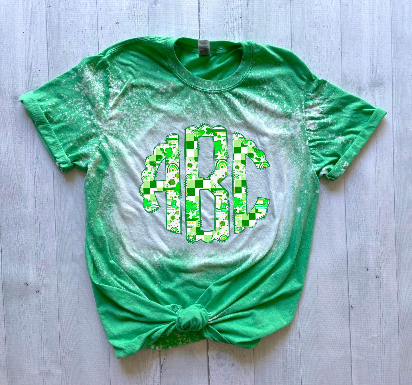 Retro Lucky Monogram DTF Transfer