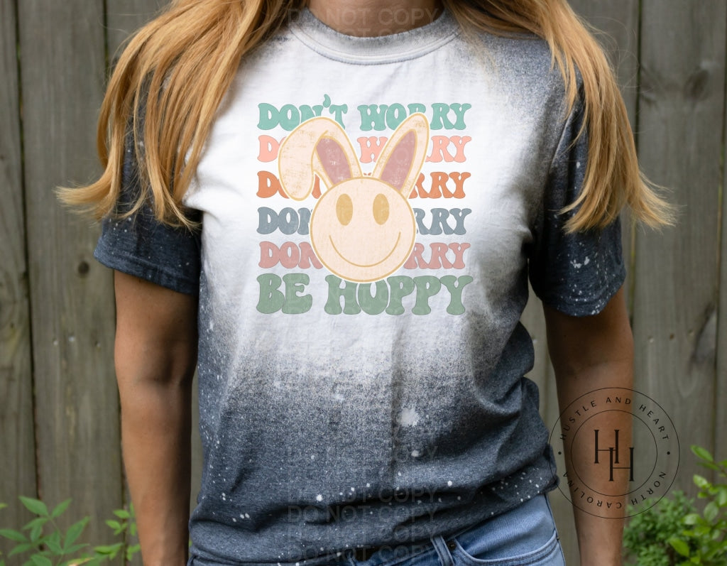 Dont Worry Be Hoppy Retro Bunny - Sublimation Transfer Sublimation