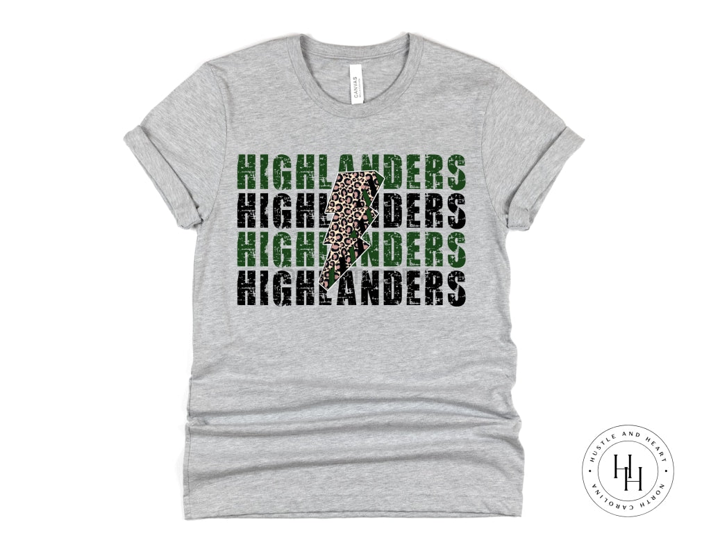 Highlanders Lightning Bolt Graphic Tee