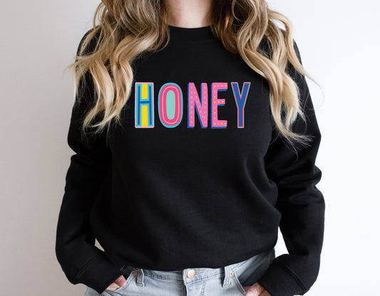 Honey Colorful Graphic Tee