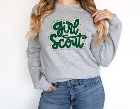 Girl Scout Faux Applique