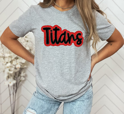 Titans Faux Applique