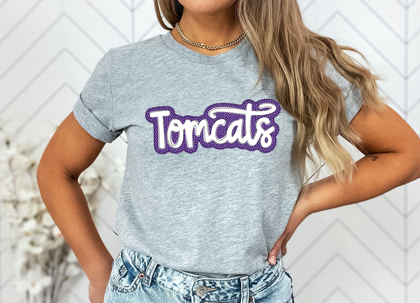 Tomcats Faux Applique