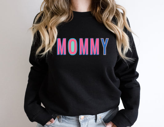 Mommy Colorful Graphic Tee