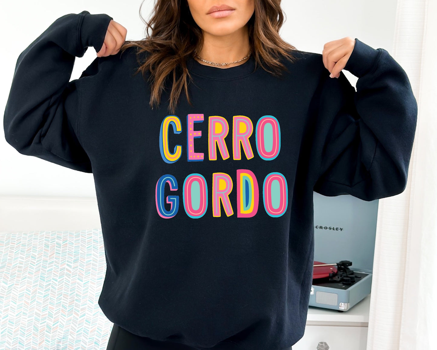 Cerro Gordo  Colorful Graphic Tee