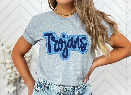 Trojans Faux Applique