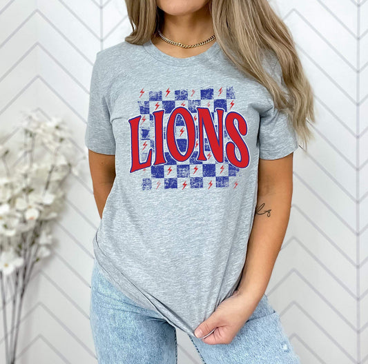 Lions  Retro Graphic Tee