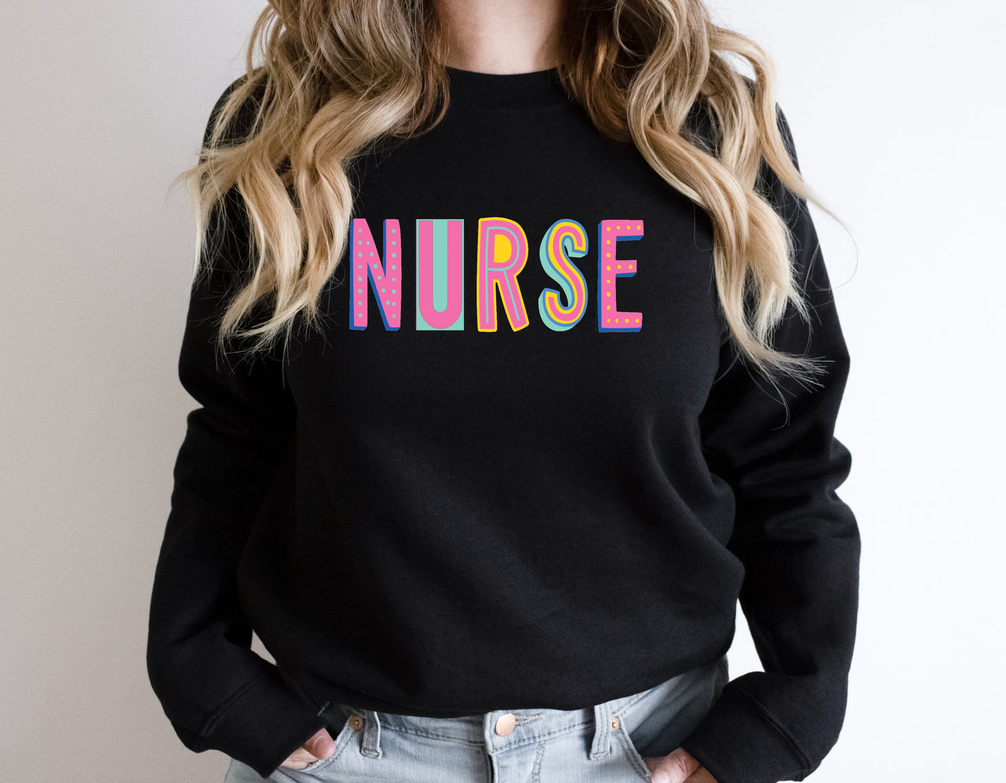 Nurse Colorful Graphic Tee