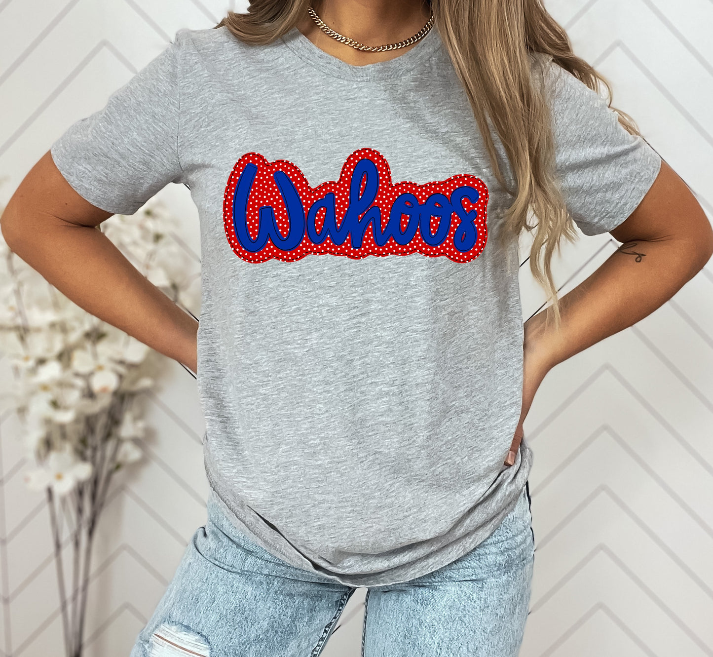 Wahoos Faux Applique