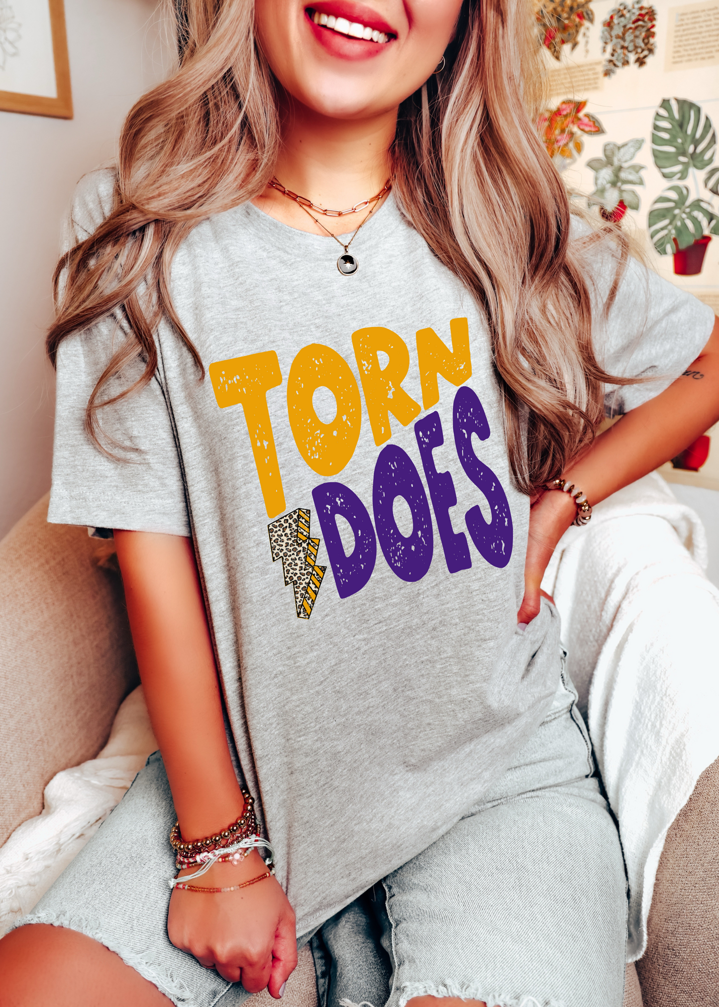 Tornadoes Lightning Bolt Graphic Tee