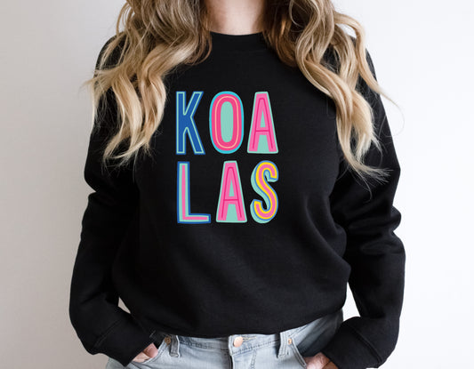 Koalas Colorful Graphic Tee