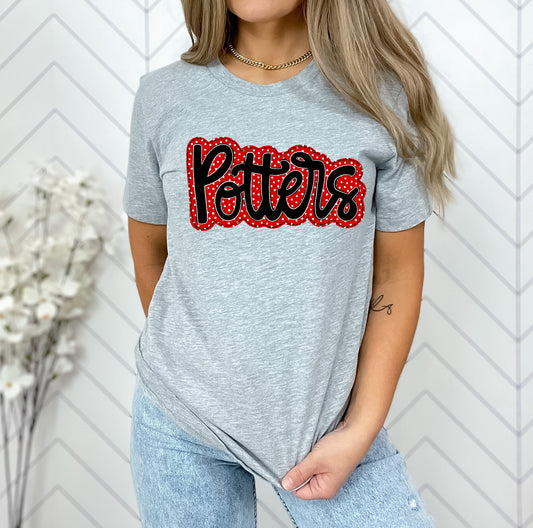 Potters Faux Applique