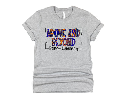 Above and Beyond Dance Company Doodle Graphic Tee