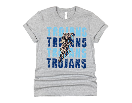 Trojans Lightning Bolt Graphic Tee