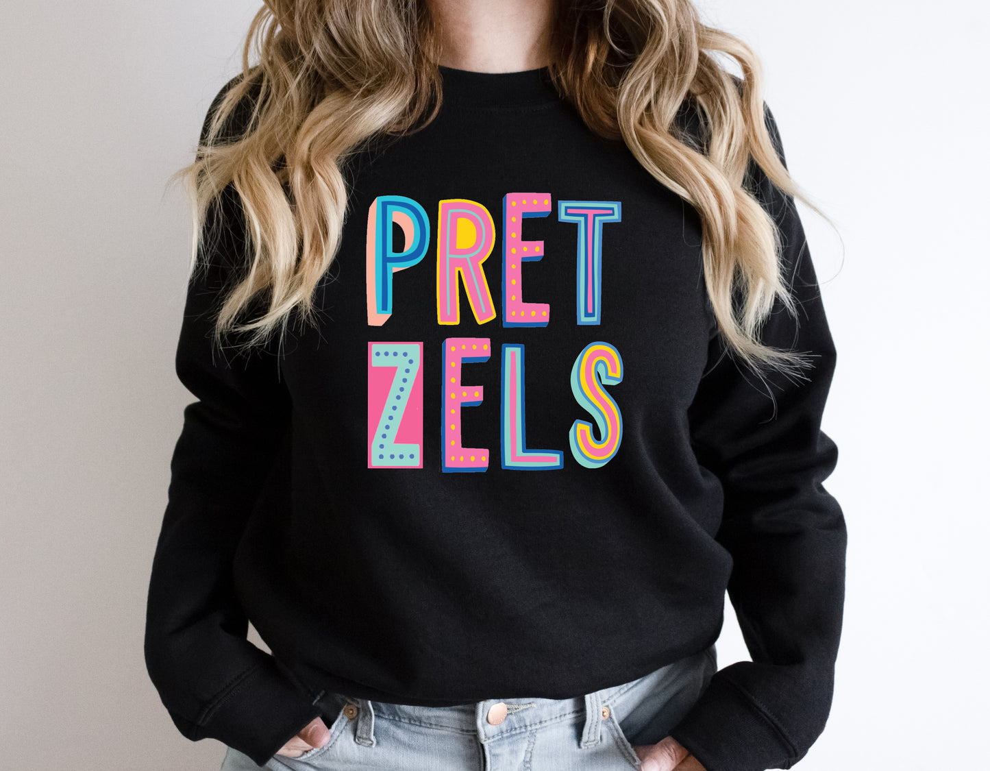 Pretzels Colorful Graphic Tee