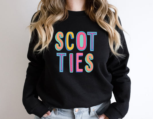 Scotties Colorful Graphic Tee