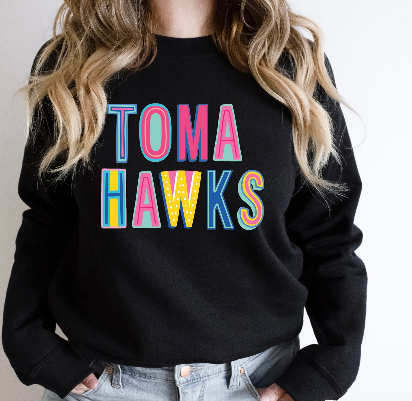 Tomahawks Colorful Graphic Tee