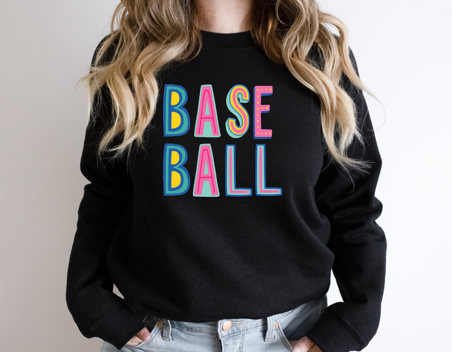 Baseball  Colorful Graphic Tee