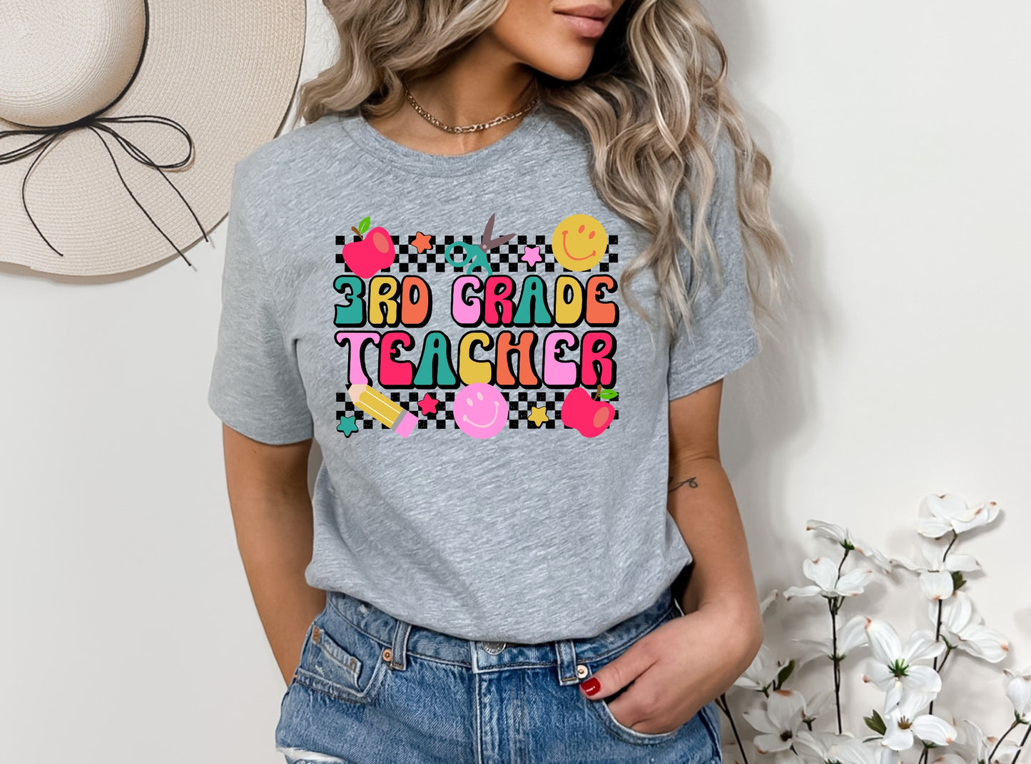 3rd Grade Teacher Graphic Tee