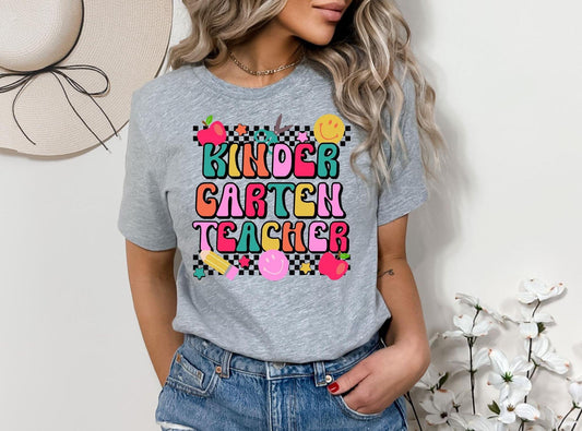 Kindergarten Grade Teacher Graphic Tee