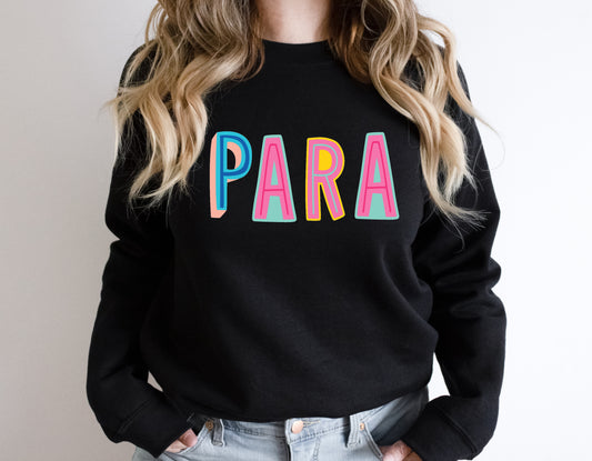 Para Colorful Graphic Tee