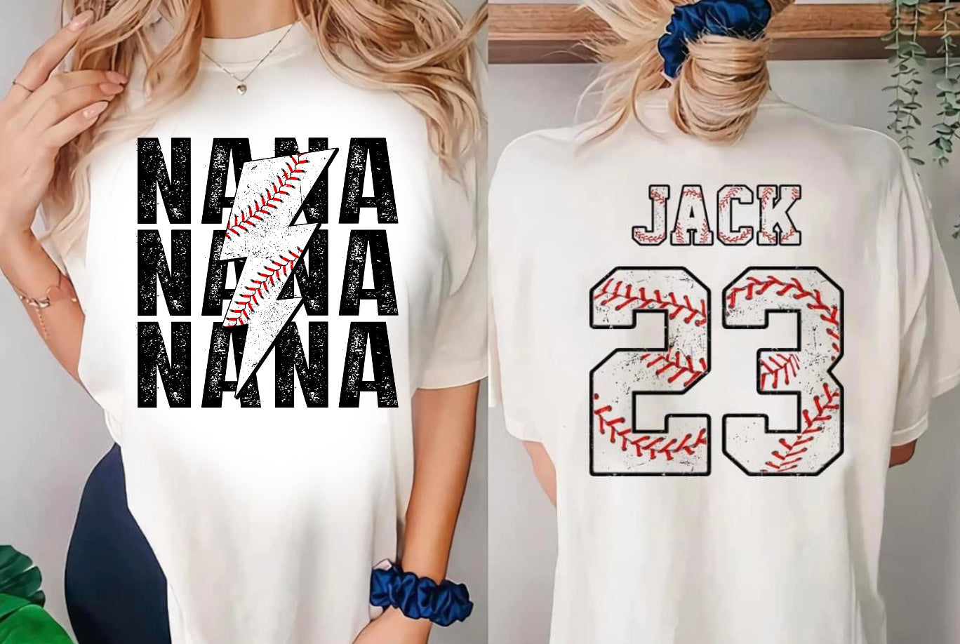 NANA Customizable Baseball Graphic Tee